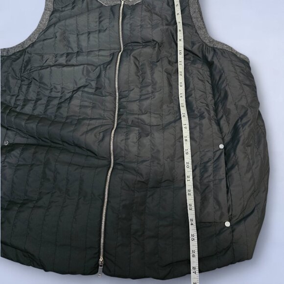 Lafayette 148 New York Bailey Alpine Vest Black 2X | Quilted Sleeveless Jacket - Picture 8 of 8